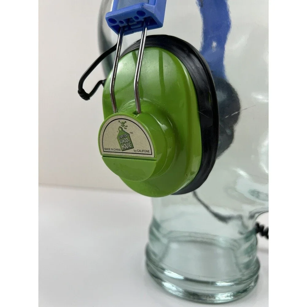 Vtg Leap Frog Schoolhouse Headphones Adjustable Leappad Head Phones By Califone